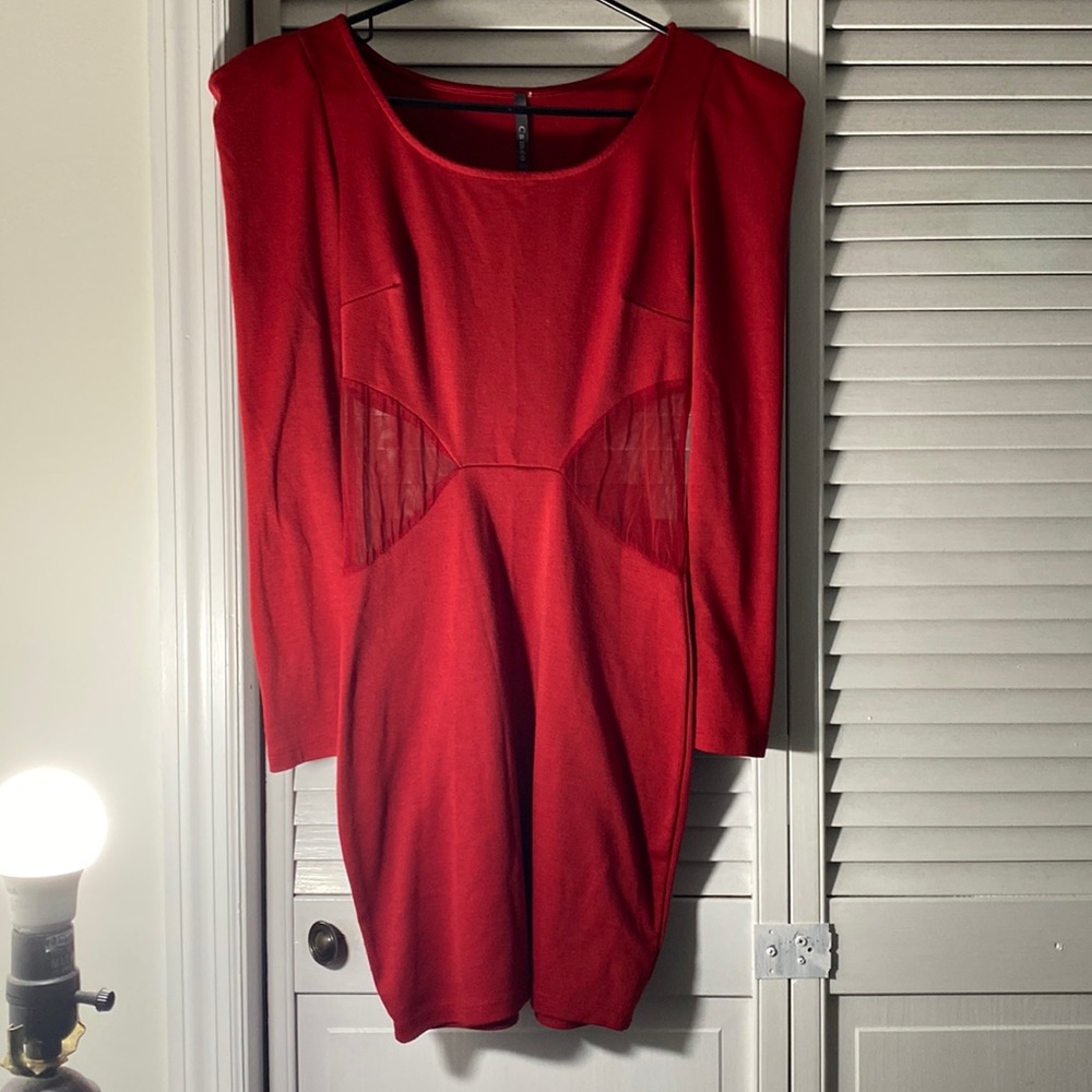 Red dress